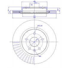 142.1514 CAR Гальмівний диск