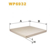 WP6932 WIX FILTERS Фільтр повітря у внутрішньому просторі
