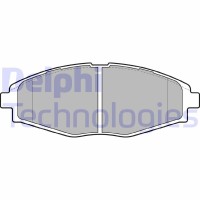 LP1390 DELPHI Комплект гальмівних колодок дисковий гальм
