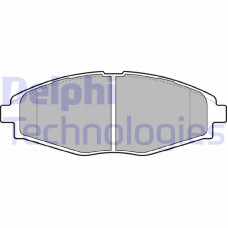 LP1390 DELPHI Комплект гальмівних колодок дисковий гальм