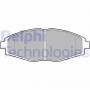 LP1390 DELPHI Комплект гальмівних колодок дисковий гальм