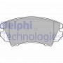 LP2081 DELPHI Комплект гальмівних колодок дисковий гальм