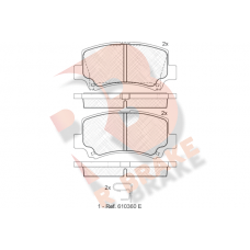 RB1589 R BRAKE КомплеК т гальмівних колодок, дискове гальмо