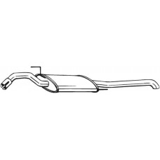 279-461 BOSAL Глушник вихлопних газів кінцевий