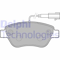 LP2230 DELPHI Комплект гальмівних колодок дисковий гальм