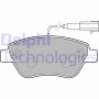 LP2230 DELPHI Комплект гальмівних колодок дисковий гальм