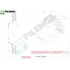 V857L PILENGA Гальмівний диск