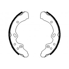 KBS-5418 KAVO PARTS Комплект гальмівних колодок