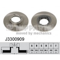 J3300909 NIPPARTS Гальмівний диск