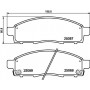 8DB 355 015-321 HELLA Комплект гальмівних колодок дисковий гальм