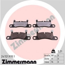 24721.970.1 ZIMMERMANN Комплект гальмівних колодок дисковий гальм