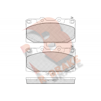 RB1733 R BRAKE Комплект гальмівних колодок дисковий гальм