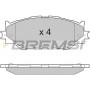 BP3254 BREMSI КомплеК т гальмівних колодок, дискове гальмо