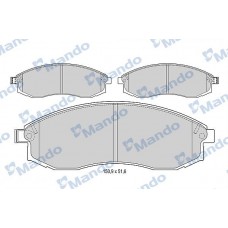 MBF015702 MANDO Комплект гальмівних колодок дисковий гальм