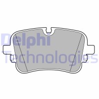 LP3671 DELPHI Комплект гальмівних колодок дисковий гальм