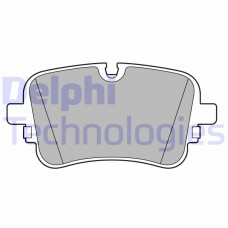 LP3671 DELPHI Комплект гальмівних колодок дисковий гальм