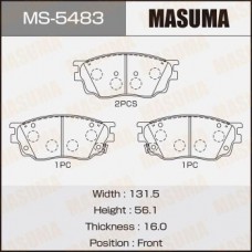 MS-5483 MASUMA Комплект гальмівних колодок