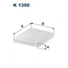 Фільтр повітря у внутрішньому просторі FILTRON K 1350