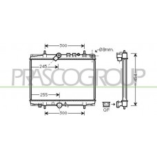 CI520R003 PRASCO Радіатор охолодження двигуна