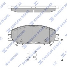 SP4408 Hi-Q Комплект гальмівних колодок дисковий гальм