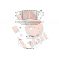 RB2241 R BRAKE Комплект гальмівних колодок дисковий гальм