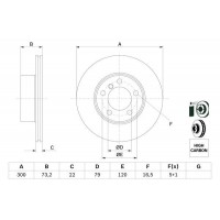 0 986 479 A18 BOSCH Гальмівний диск