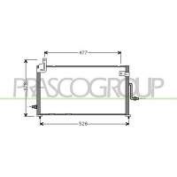 DW322C001 PRASCO Конденсатор кондиціонера