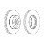 DDF1800C FERODO Гальмівний диск