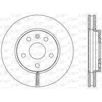 BDR2498.20 OPEN PARTS Гальмівний диск