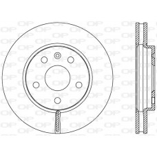 BDR2498.20 OPEN PARTS Гальмівний диск