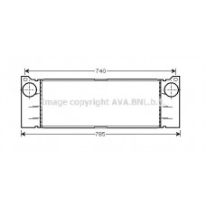MSA4371 AVA QUALITY COOLING Интеркулер