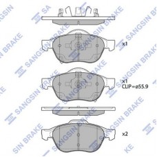 SP1574 Hi-Q Комплект гальмівних колодок дисковий гальм