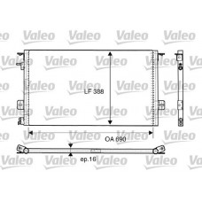 816945 VALEO Конденсатор кондиціонера