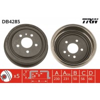 DB4285 TRW Гальмівний барабан