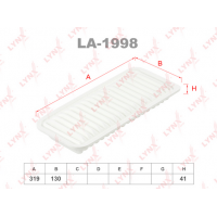 LA-1998 LYNXauto Повітряний фільтр