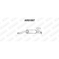AR01007 VENEPORTE Глушник вихлопних газів кінцевий