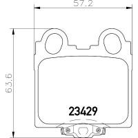 8DB 355 027-511 HELLA КомплеК т гальмівних колодок, дискове гальмо