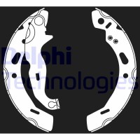LS2016 DELPHI Комплект гальмівних колодок
