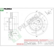V065 PILENGA Гальмівний диск