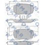 FO 929981 FOMAR Friction Комплект гальмівних колодок дисковий гальм