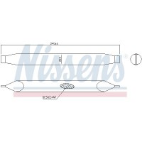 95791 NISSENS Осушувач кондиціонера