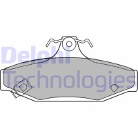 LP1420 DELPHI Комплект гальмівних колодок дисковий гальм