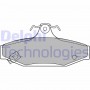 LP1420 DELPHI Комплект гальмівних колодок дисковий гальм
