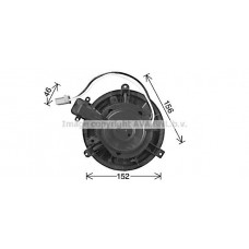 OL8723 AVA QUALITY COOLING Вентилятор салону