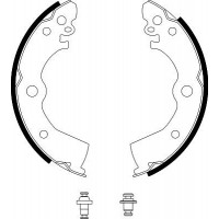 8DB 355 001-411 HELLA PAGID Комплект гальмівних колодок