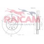 RD00622 RAICAM Гальмівний диск