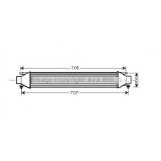FT4321 AVA QUALITY COOLING Интеркулер