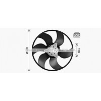 RT7673 AVA QUALITY COOLING Вентилятор охолодження двигуна