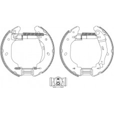 8DB 355 005-081 HELLA PAGID Комплект гальмівних колодок