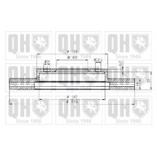 BDC4382 QUINTON HAZELL Гальмівний диск